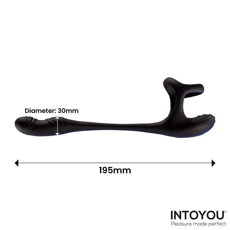 Kamber 360º Falujący wibrujący korek analny i pierścień na penisa