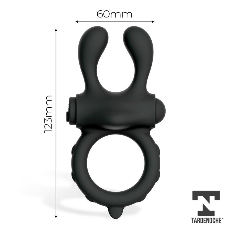 Wibrujący pierścień na penisa z pilotem